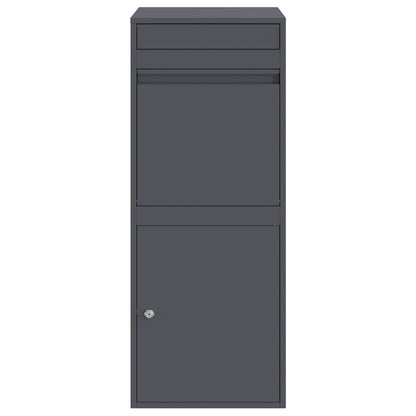 Parcel Drop Box Anthracite 16.14 x 14.96 x 40.55 in Steel