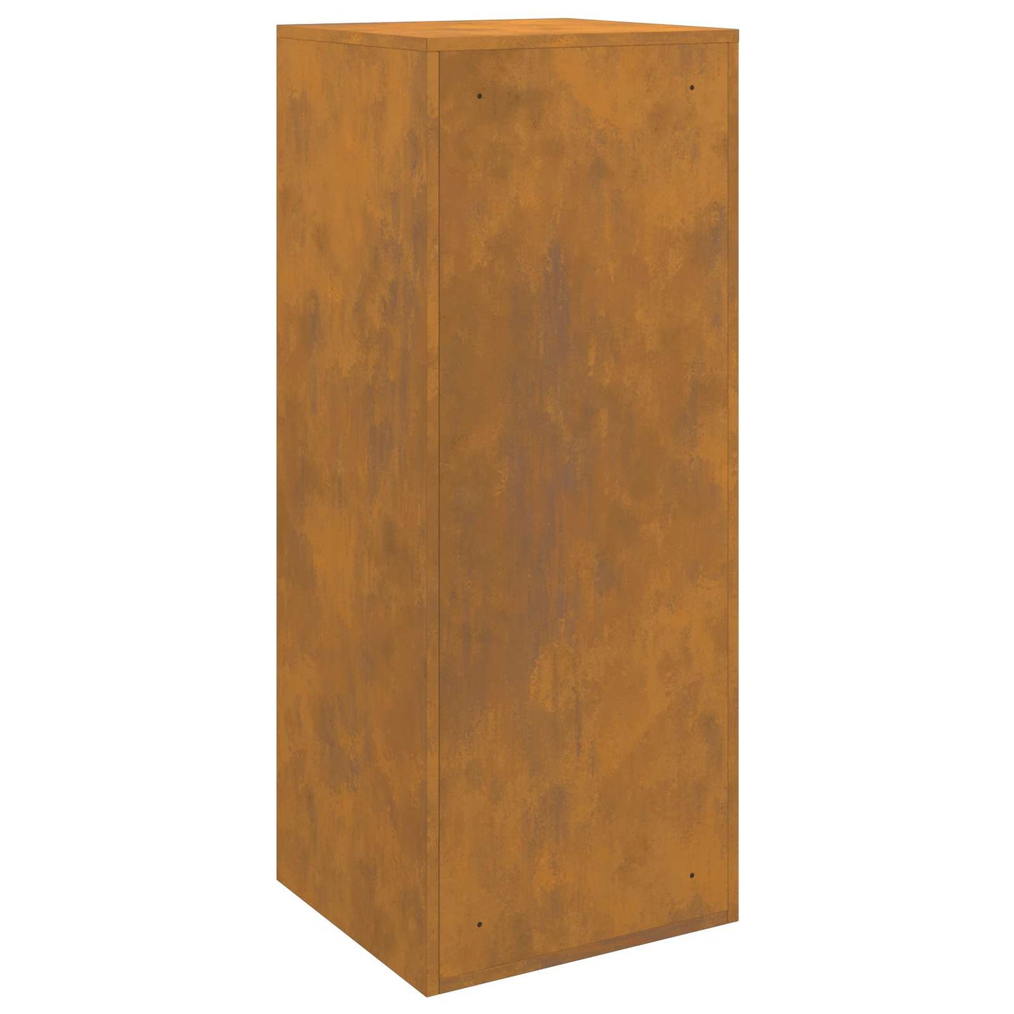 Parcel Drop Box Rusty 16.14 x 14.96 x 40.55 in Weathering Steel