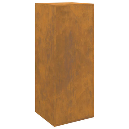 Parcel Drop Box Rusty 16.14 x 14.96 x 40.55 in Weathering Steel