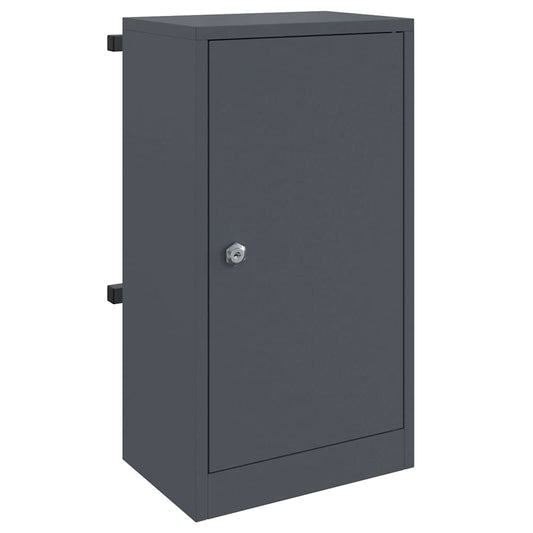 Mailbox with Storage with Door Anthracite 30 x 20 x 55 cm Steel