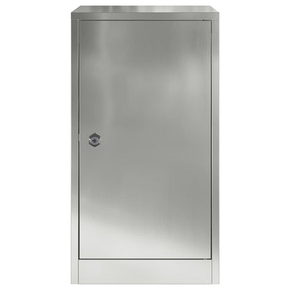 Mailbox with Storage Black 30 x 20 x 55 cm Galvanised Steel
