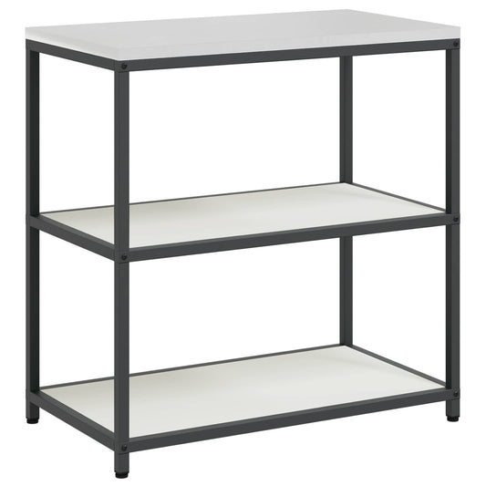 Kitchen Shelving Unit HATTEM White 90 x 50 x 92 cm Steel