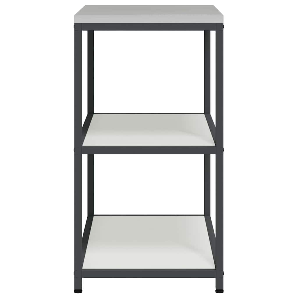 Kitchen Storage with Shelf White 90 x 50 x 92 cm Steel