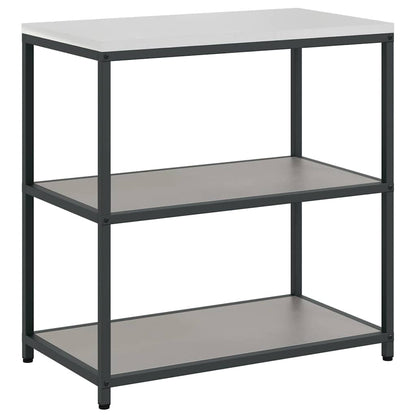 Kitchen Storage Shelf with Shelf Rusty Weathering steel