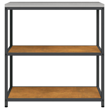 Kitchen Storage HATTEM Rusty 90 x 50 x 92 cm Steel