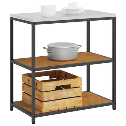 Kitchen Storage HATTEM Rusty 90 x 50 x 92 cm Steel