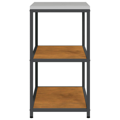 Kitchen Storage HATTEM Rusty 90 x 50 x 92 cm Steel