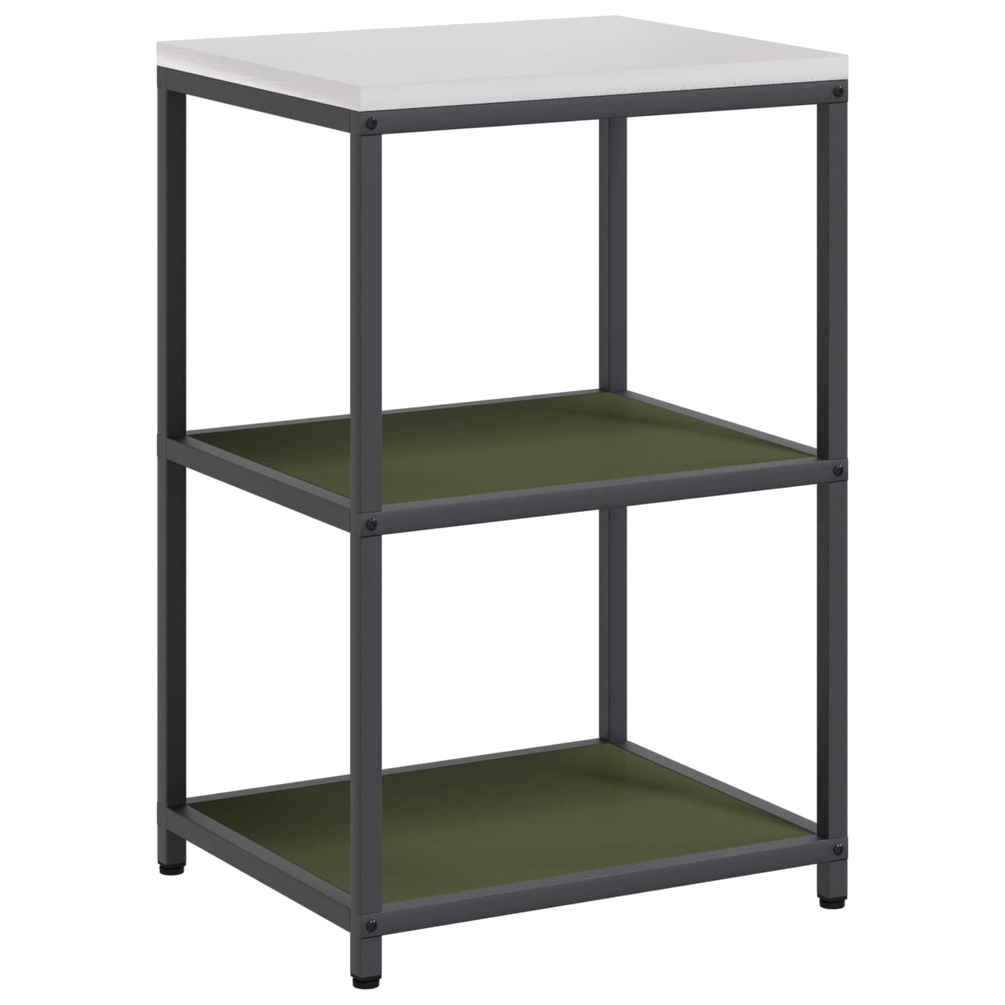 Kitchen Storage HATTEM Olive Green 60 x 50 x 92 cm Steel