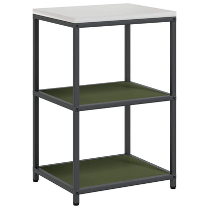 Kitchen Storage HATTEM Olive Green 60 x 50 x 92 cm Steel