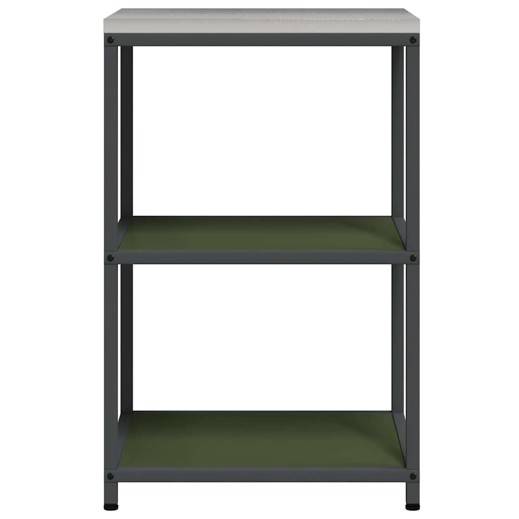 Kitchen Storage HATTEM Olive Green 60 x 50 x 92 cm Steel