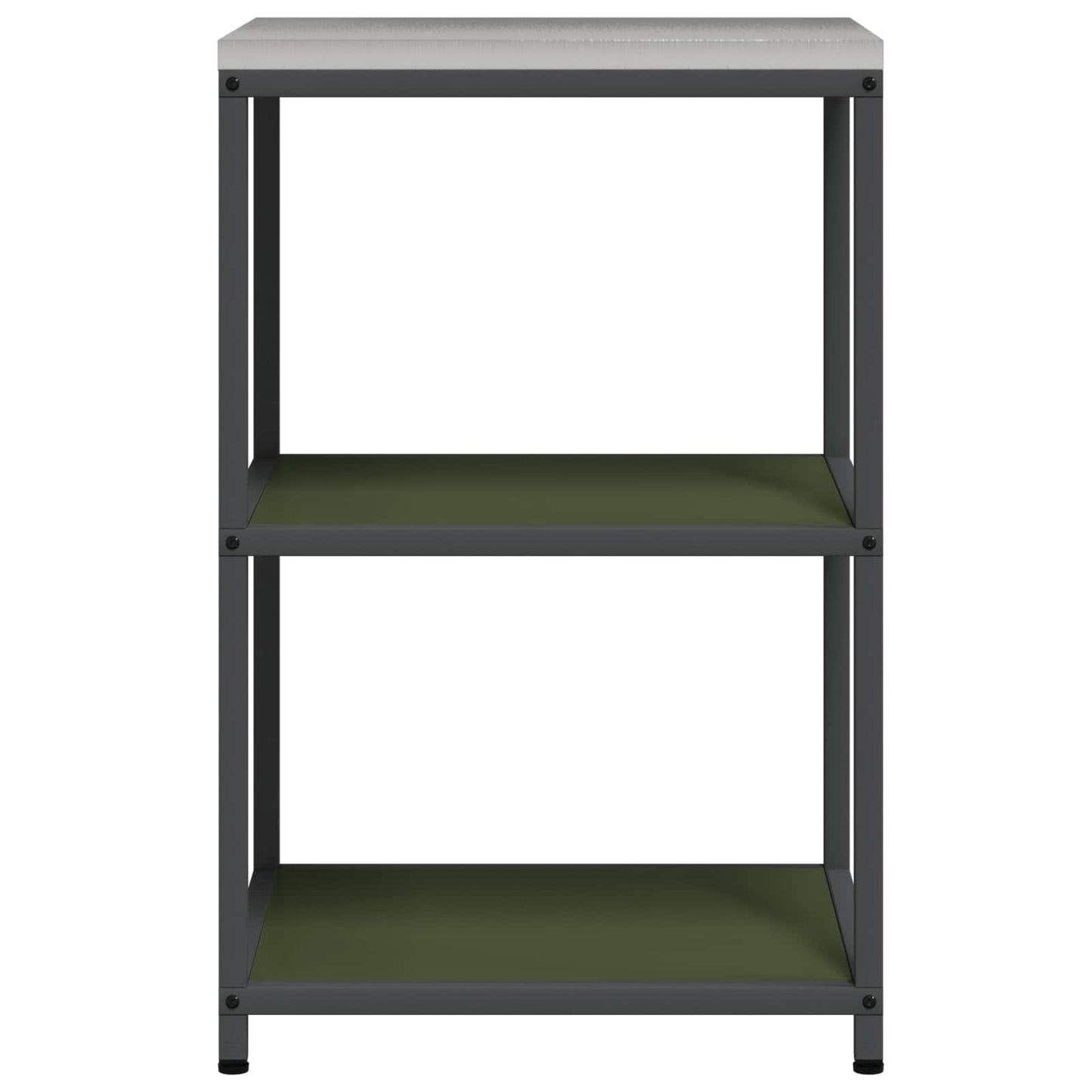 Kitchen Storage HATTEM Olive Green 60 x 50 x 92 cm Steel