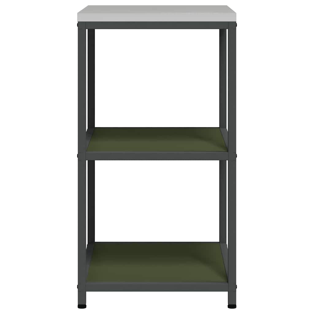 Kitchen Storage HATTEM Olive Green 60 x 50 x 92 cm Steel