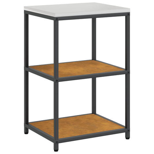 Kitchen Shelving Unit HATTEM Rusty 60 x 50 x 92 cm Steel