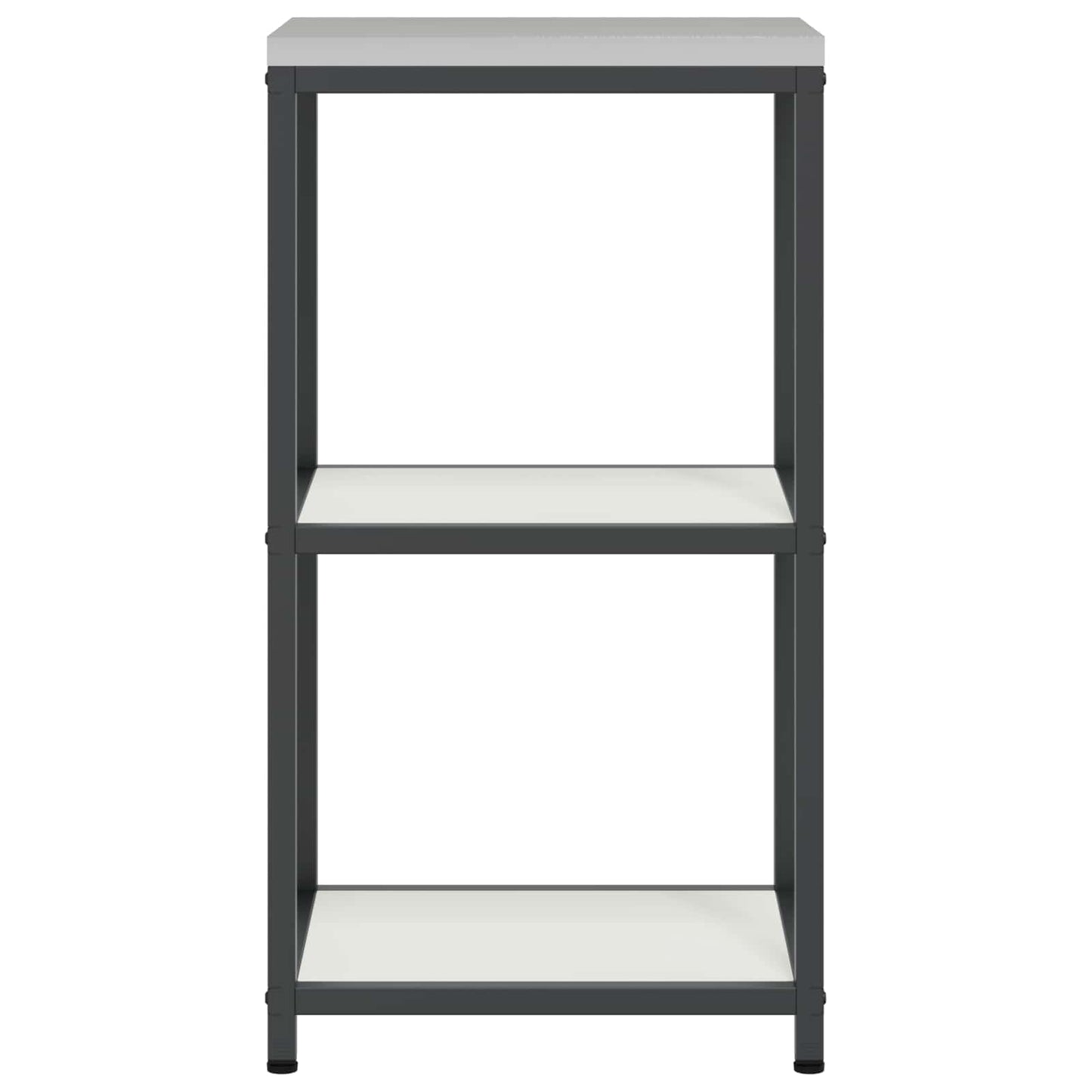 Kitchen Storage with Shelf White 40 x 50 x 92 cm Steel