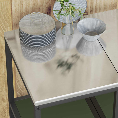 Kitchen Storage HATTEM Olive Green 40 x 50 x 92 cm Steel