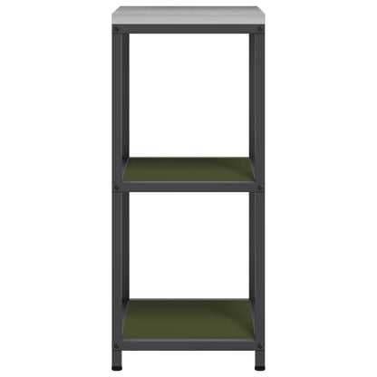 Kitchen Storage HATTEM Olive Green 40 x 50 x 92 cm Steel