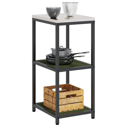Kitchen Storage HATTEM Olive Green 40 x 50 x 92 cm Steel