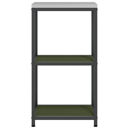 Kitchen Storage HATTEM Olive Green 40 x 50 x 92 cm Steel