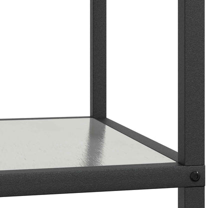 Kitchen Storage with Shelf Silver 40 x 50 x 92 cm Steel