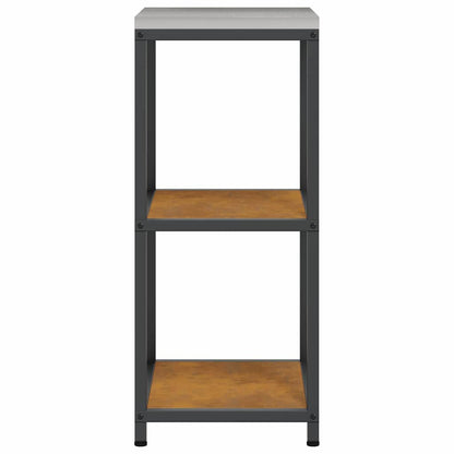 Kitchen Storage Shelf with Shelf Rusty Weathering steel