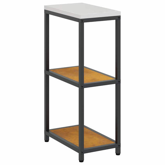 Kitchen Storage Shelf with Shelf Rusty Weathering steel