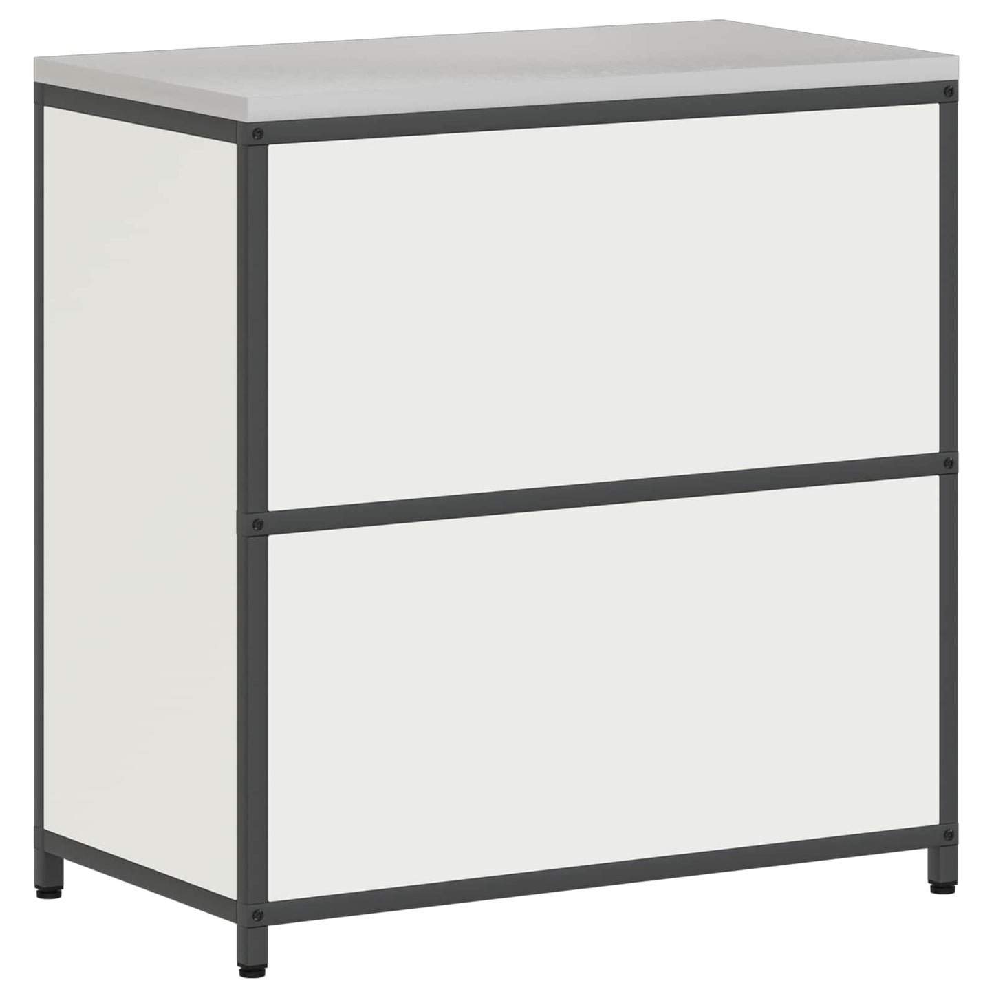 Kitchen Storage with Shelf White 90 x 50 x 92 cm Steel