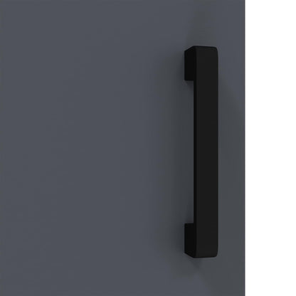 Kitchen Storage with Shelf Anthracite 90 x 50 x 92 cm Steel