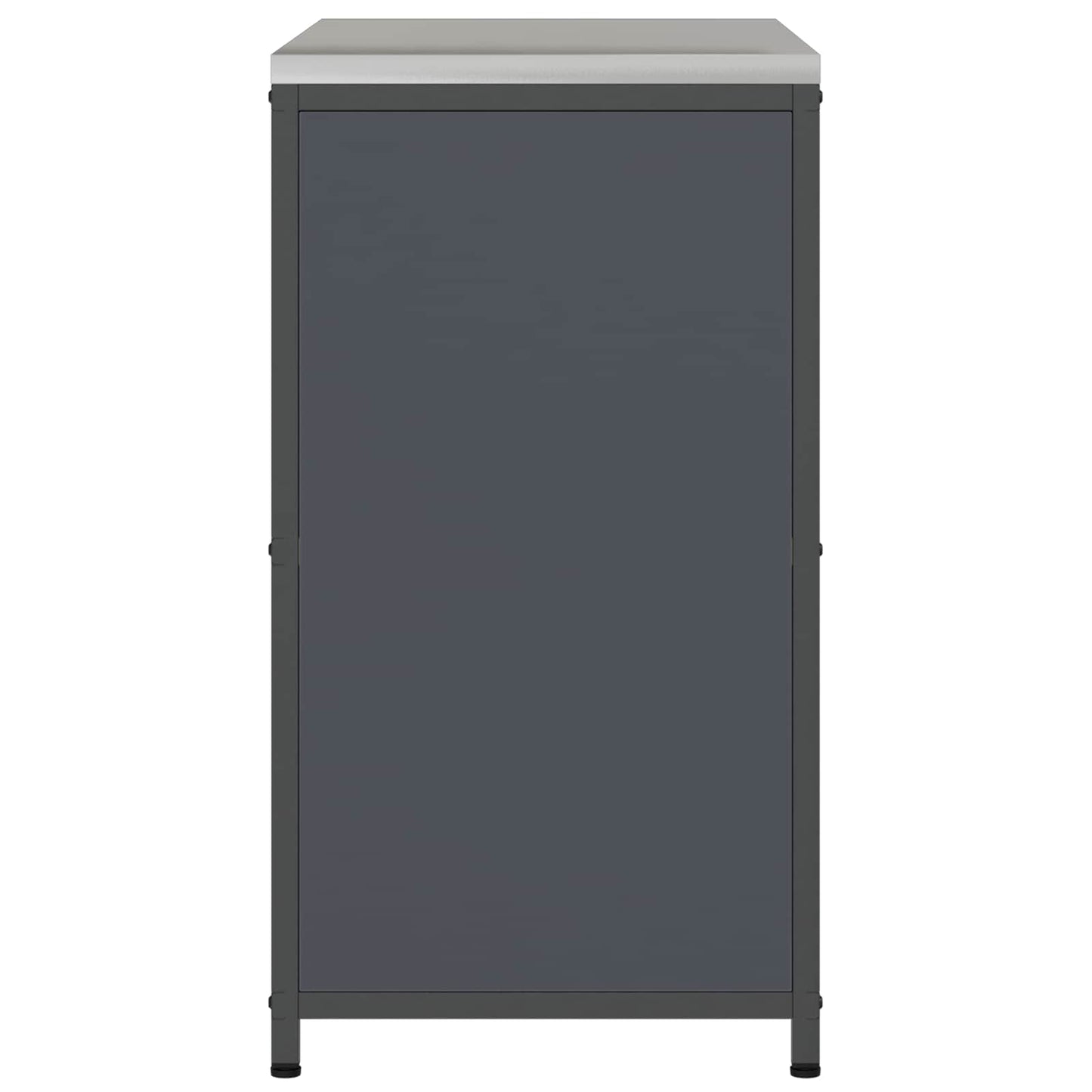 Kitchen Storage with Shelf Anthracite 90 x 50 x 92 cm Steel