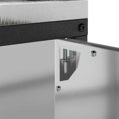 Kitchen Storage HATTEM Silver 90 x 50 x 92 cm Steel