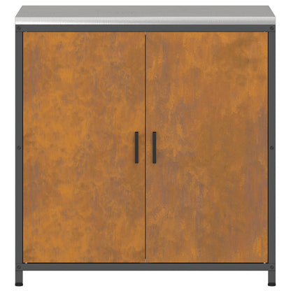 Kitchen Storage with Shelf Rusty 90 x 50 x 92 cm Steel