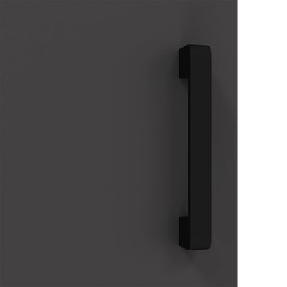 Kitchen Storage with Shelf Black 60 x 50 x 92 cm Steel