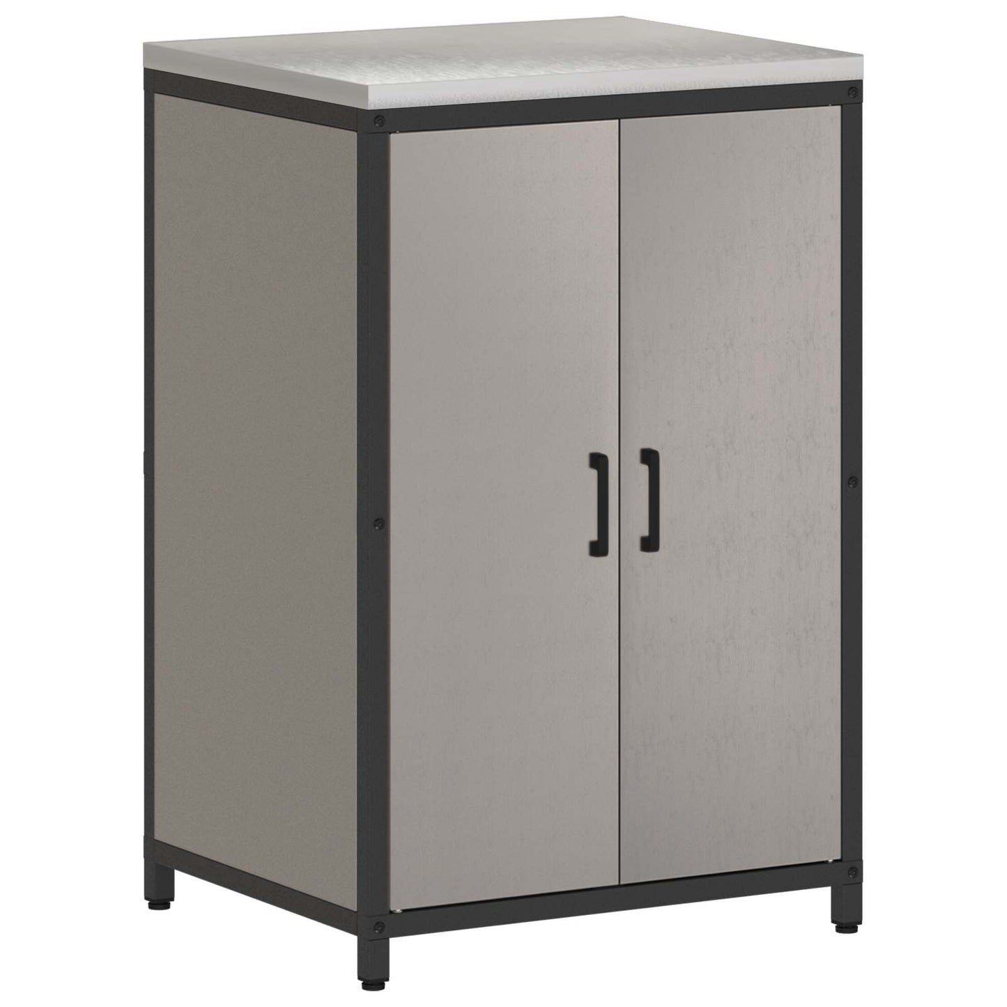 Kitchen Storage Cabinet HATTEM Rusty 60 x 50 x 92 cm Steel