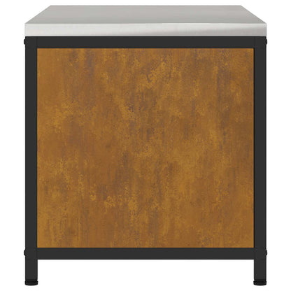 Kitchen Storage HATTEM Rusty 90 x 50 x 53 cm Steel
