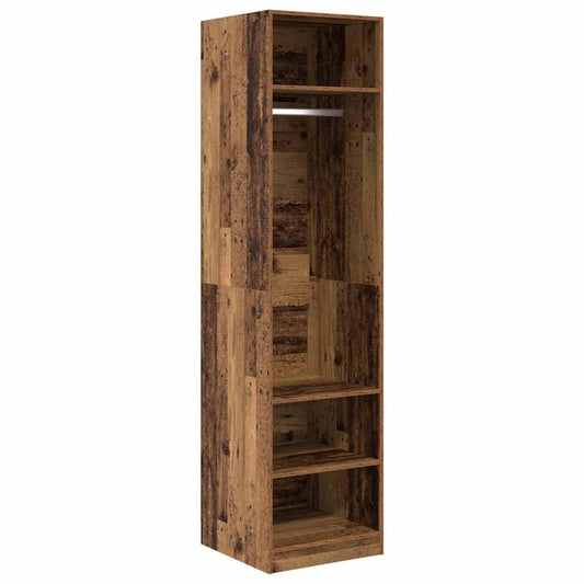 Wardrobe with Shelf with Storage Old wood Engineered wood