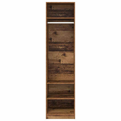 Wardrobe with Shelf with Storage Old wood Engineered wood