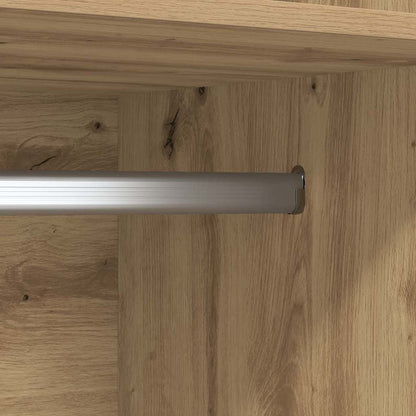 Wardrobe with Shelf with Storage Artisan oak Engineered wood