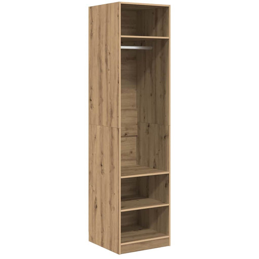 Wardrobe with Shelf with Storage Artisan oak Engineered wood
