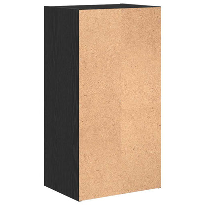 Bookcase Black oak 40 x 30 x 77 cm Engineered Wood
