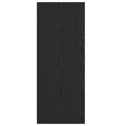 Bookcase Black oak 40 x 30 x 77 cm Engineered Wood