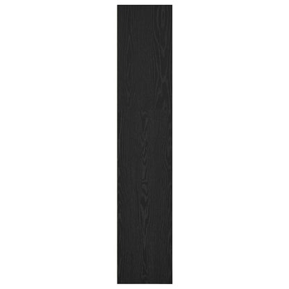 Bookcase Black oak 40 x 30 x 152 cm Engineered Wood