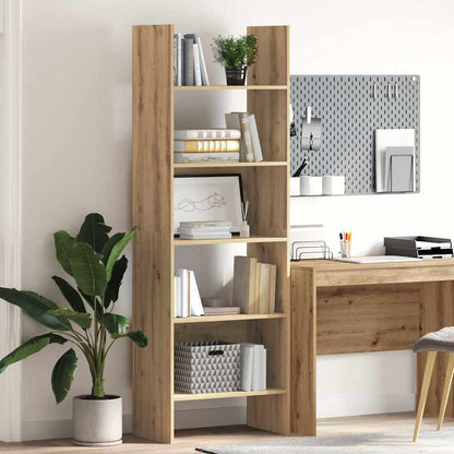 Book Cabinet 5-Tier 60 x 35 x 180 cm Engineered Wood