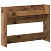 Wall Shoe Cabinet with Shelf Wall-mounted Other with Storage 2 pcs Old wood Engineered wood