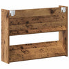 Wall Shoe Cabinet with Shelf Wall-mounted Other with Storage 2 pcs Old wood Engineered wood