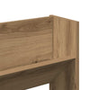 Wall Shoe Cabinet with Shelf 2 pcs Artisan oak Engineered wood