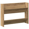 Wall Shoe Cabinet with Shelf 2 pcs Artisan oak Engineered wood