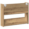 Wall Shoe Cabinet with Shelf 2 pcs Artisan oak Engineered wood