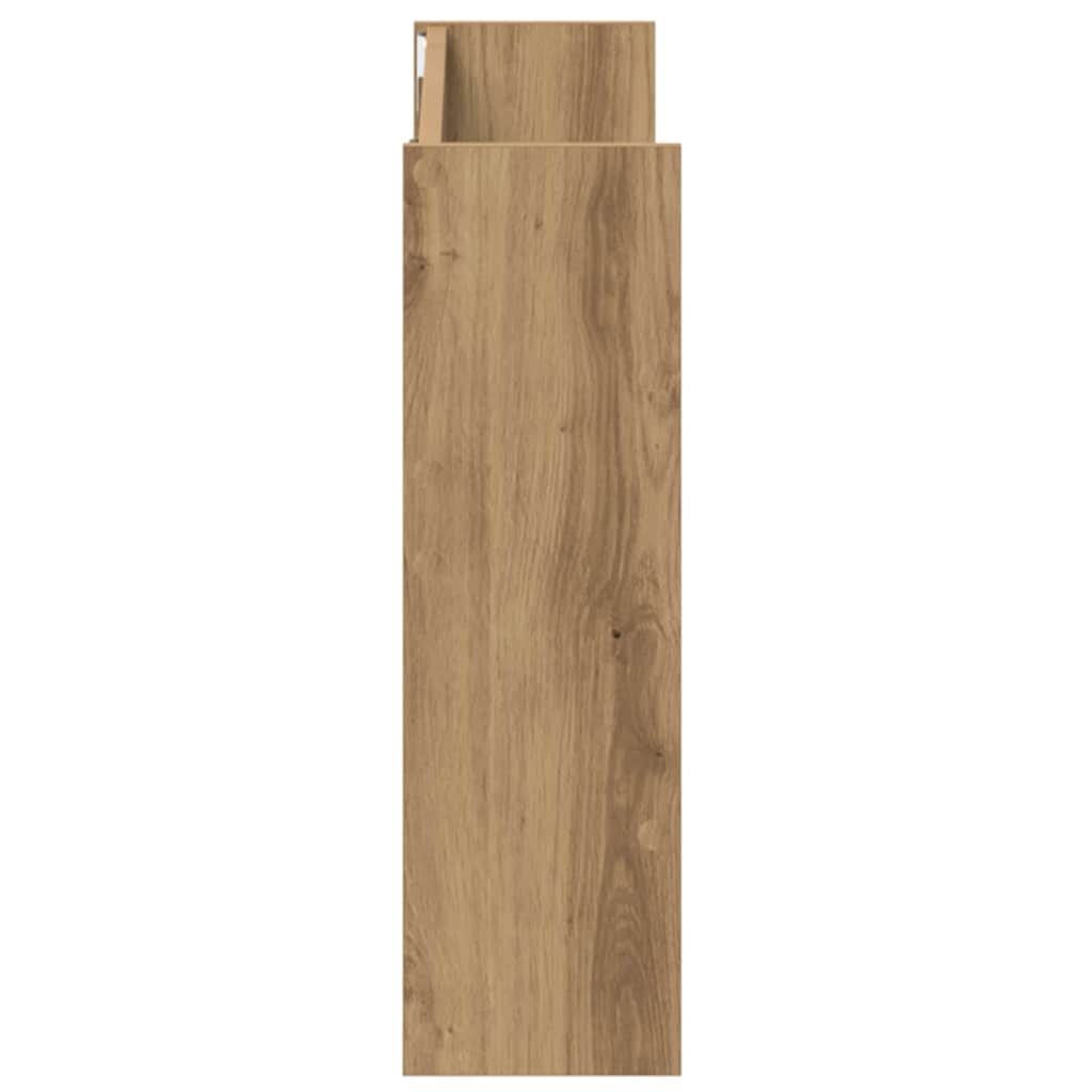 Shoe Cabinet 2 pcs 81 x 18 x 60 cm Engineered Wood Artisan Oak