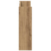 Wall Shoe Cabinet with Shelf 2 pcs Artisan oak Engineered wood