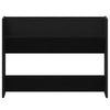 Wall Shoe Cabinet with Shelf Wall-mounted Other with Storage Black oak Engineered wood