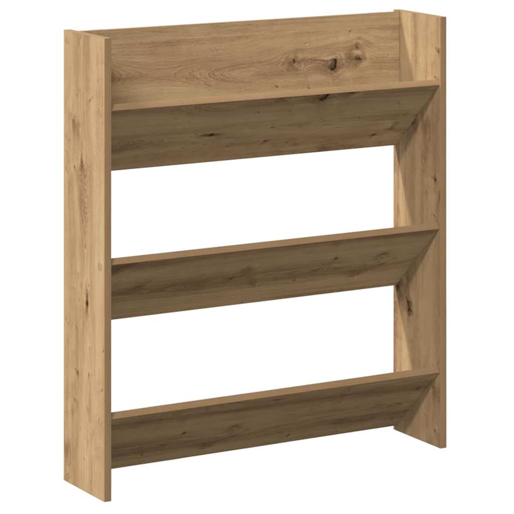 Shoe Cabinet 2 pcs 85 x 18 x 90 cm Engineered Wood Artisan Oak